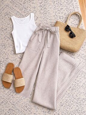 GAP Wideleg Linen Pants
